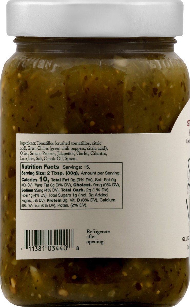 slide 2 of 9, Stonewall Kitchen Medium Hot Salsa Verde 454 g, 454 g