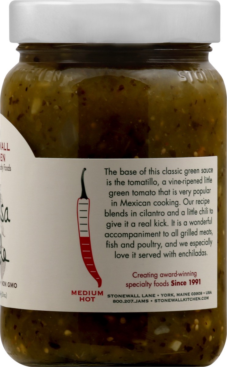 slide 8 of 9, Stonewall Kitchen Medium Hot Salsa Verde 454 g, 454 g