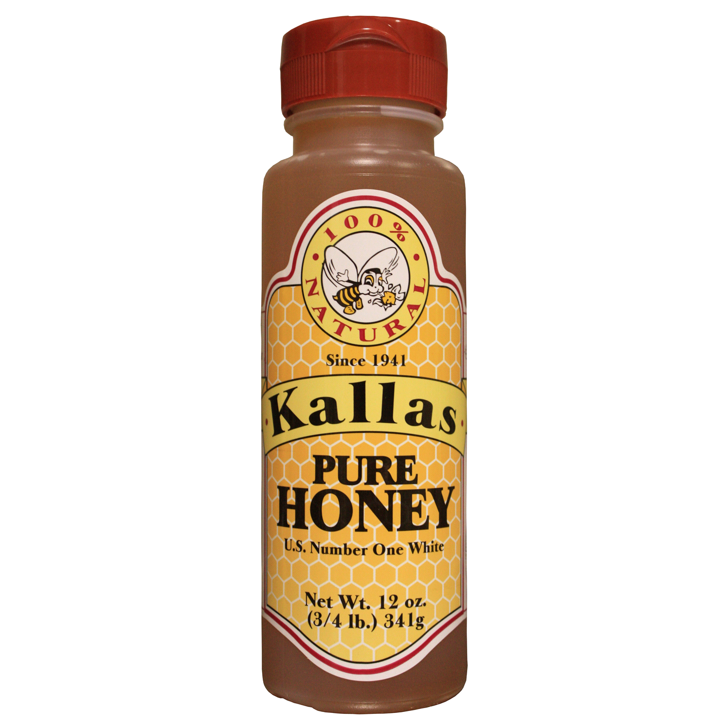 slide 1 of 1, Kallas Honey 12 oz, 12 oz