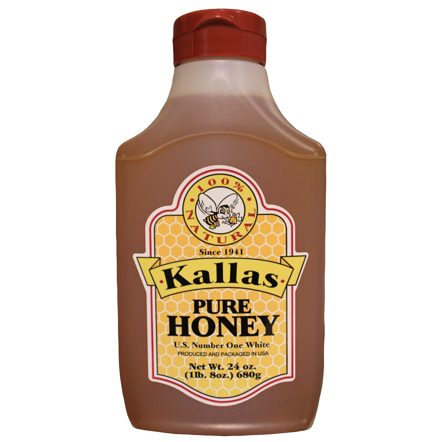 slide 1 of 1, Kallas Honey 24 oz, 24 oz
