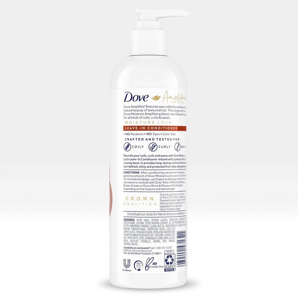 slide 2 of 2, Dove Beauty Moisture Locking Leave In Conditioner, 11.5 fl oz