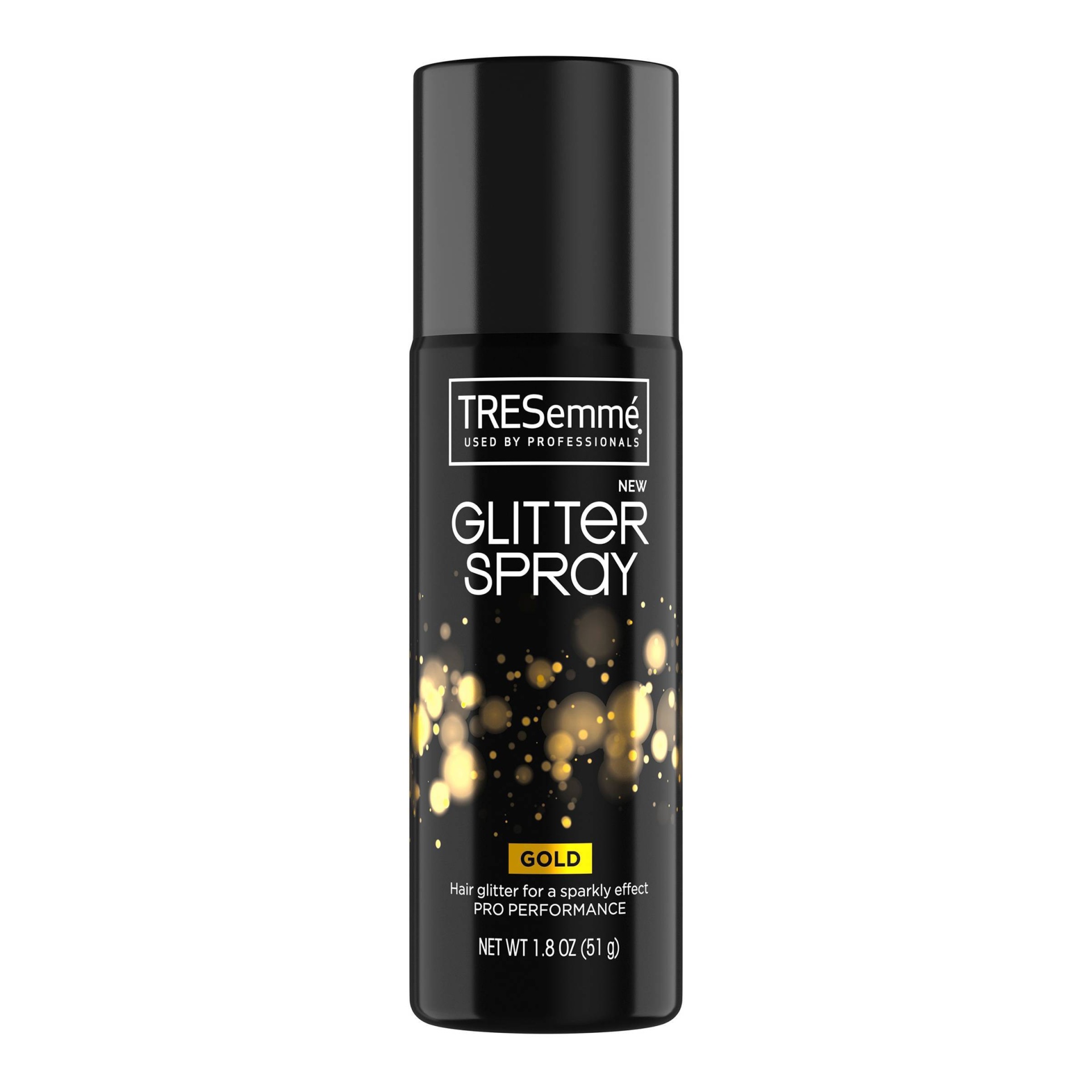 slide 1 of 7, TRESemmé Glitter Hair Spray - Gold, 1.8 oz