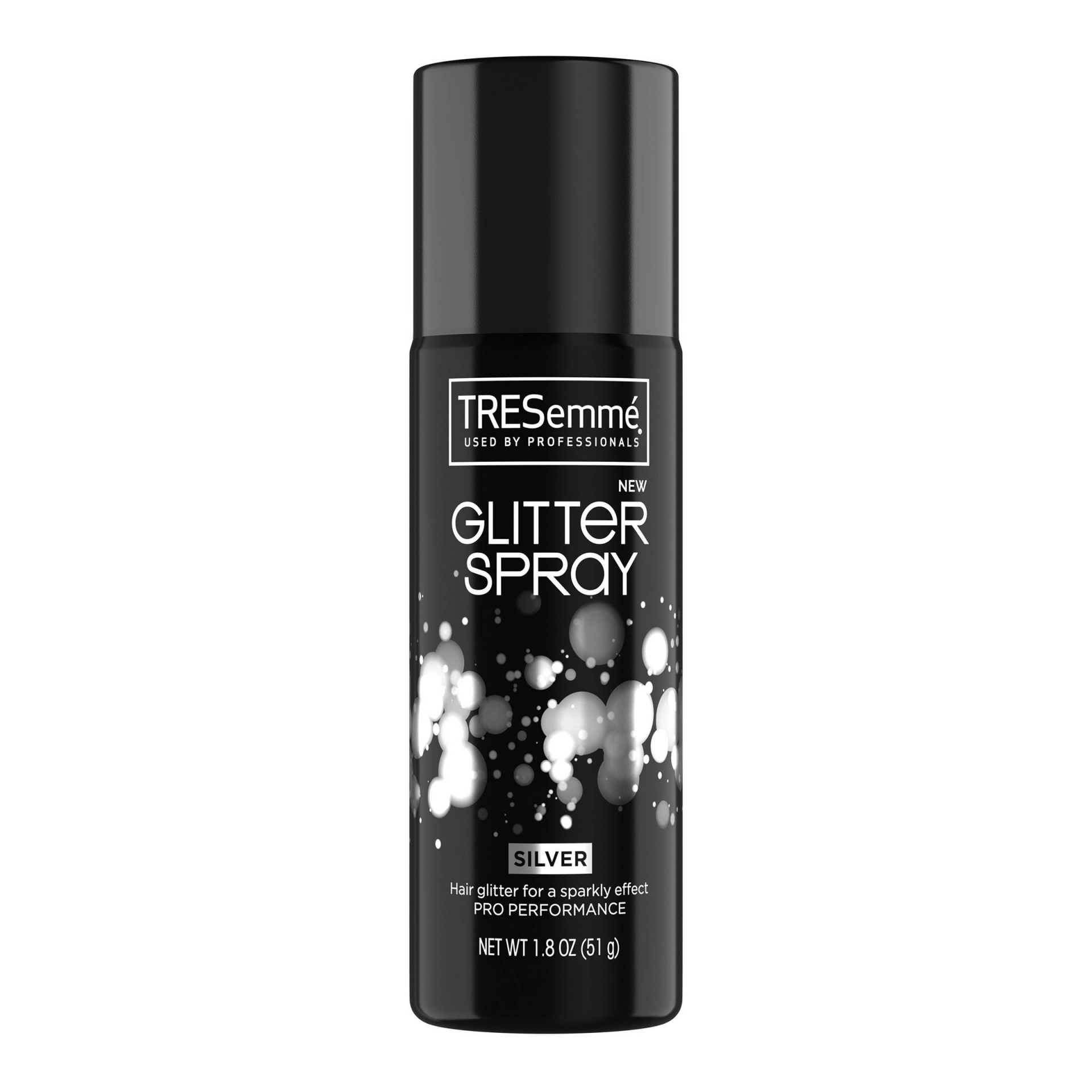 slide 1 of 4, TRESemmé Glitter Hair Spray - Silver, 1.8 oz