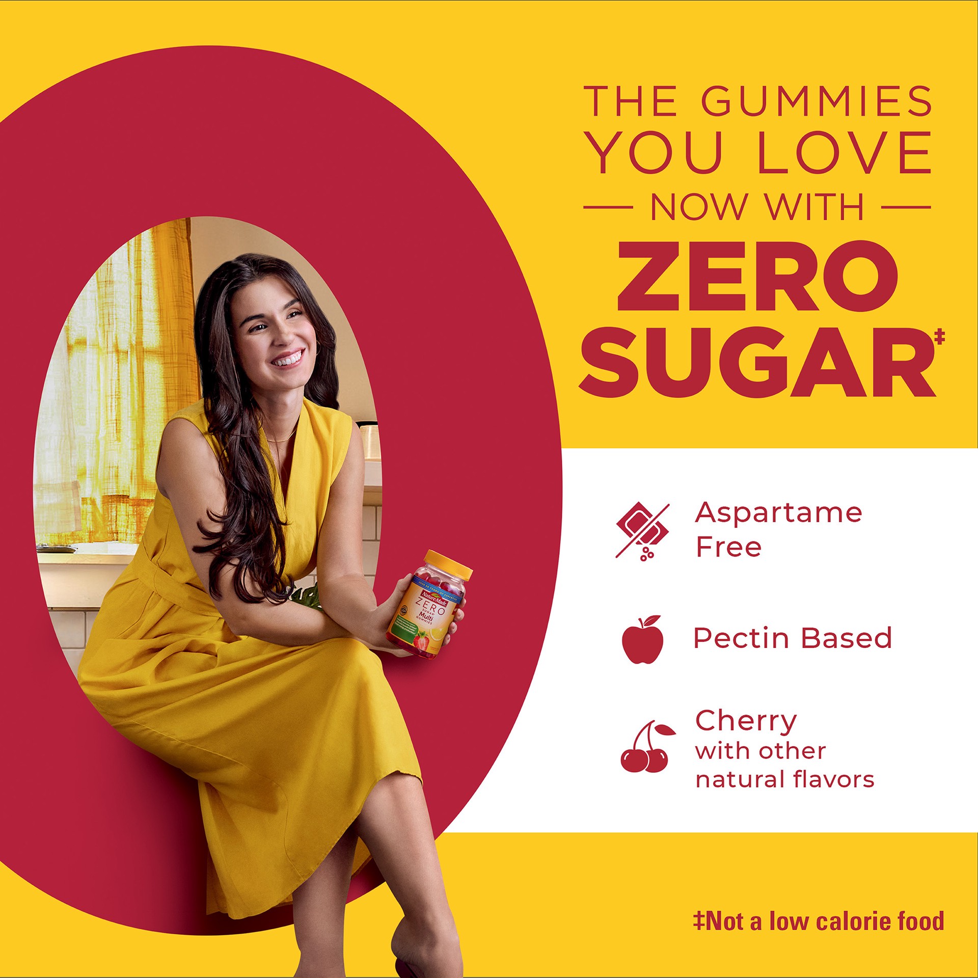 slide 6 of 8, Nature Made Zero Sugar Vitamin D3 Gummies, Sugar Free Gummies, 110 Count, 110 ct