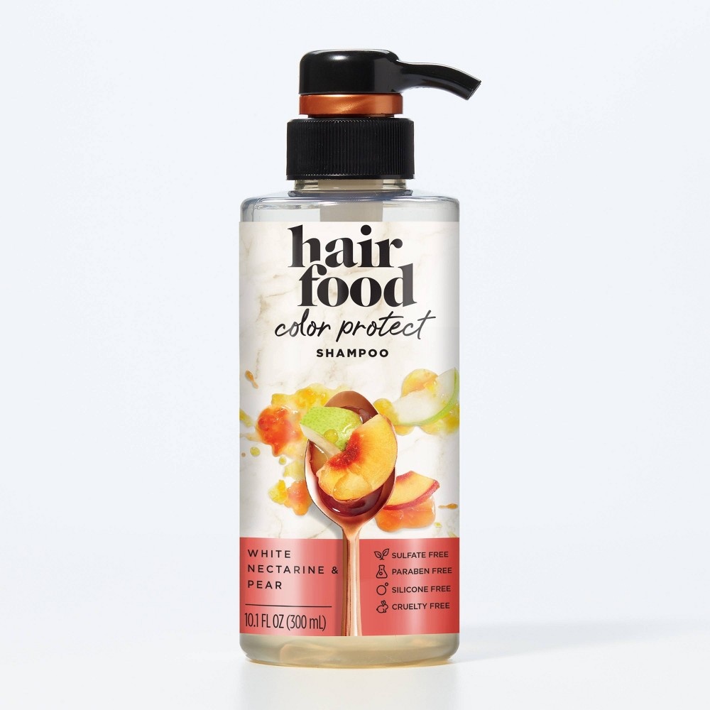 slide 6 of 7, Hair Food Sulfate Free Color Protect Shampoo Infused with White Nectarine and Pear - 10.1 fl oz, 10.1 fl oz