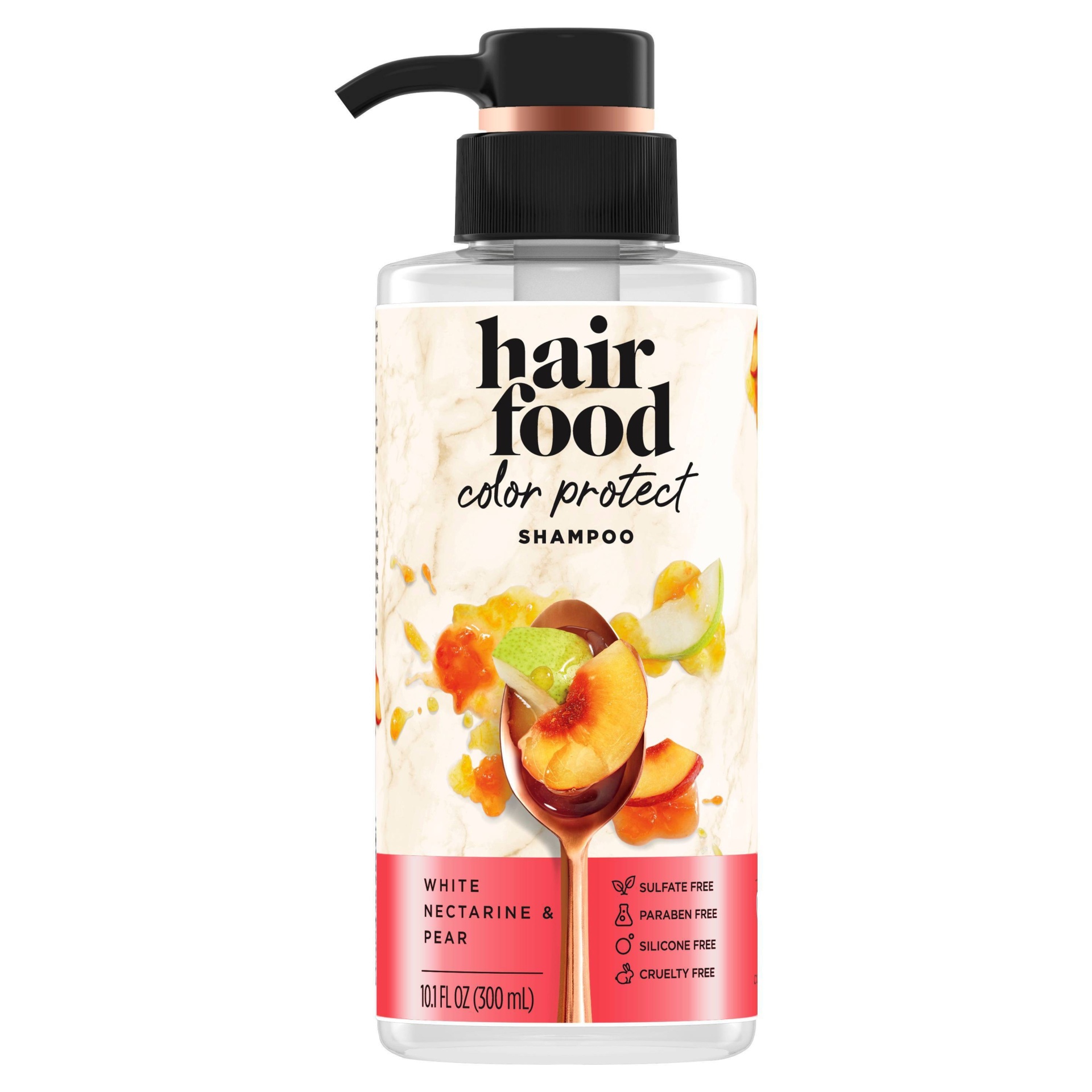 slide 1 of 7, Hair Food Sulfate Free Color Protect Shampoo Infused with White Nectarine and Pear - 10.1 fl oz, 10.1 fl oz