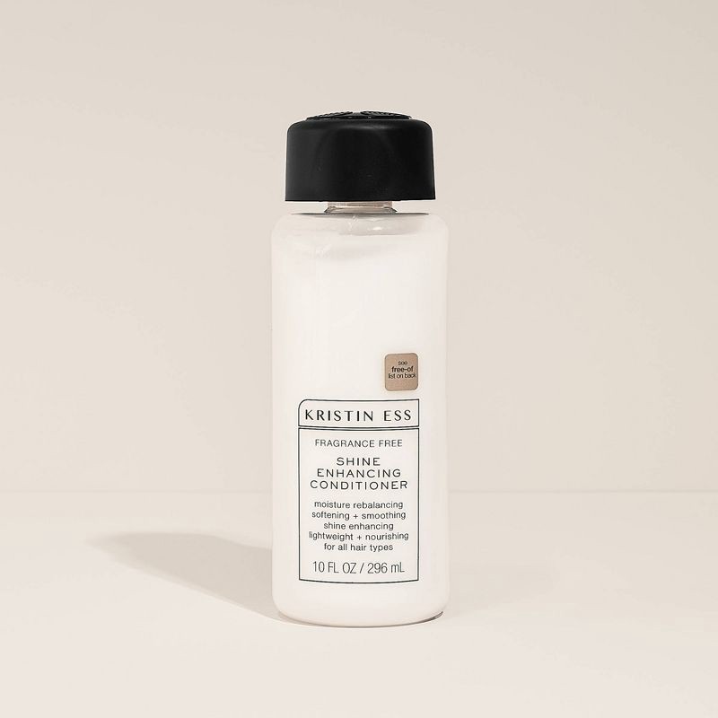 slide 5 of 6, Kristin Ess Hair Fragrance Free Shine Enhancing Hair Conditioner, Moisturizing, Color Safe, Vegan + Sulfate Free - 10 fl oz, 10 fl oz