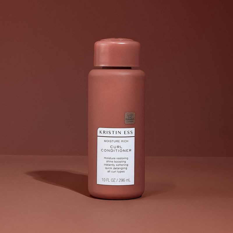 slide 4 of 6, Kristin Ess Moisture Rich Curl Conditioner for All Curls 2A-4C, Sulfate, Paraben + Silicone Free - 10 fl oz, 10 fl oz
