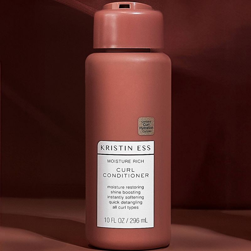 slide 5 of 6, Kristin Ess Moisture Rich Curl Conditioner for All Curls 2A-4C, Sulfate, Paraben + Silicone Free - 10 fl oz, 10 fl oz