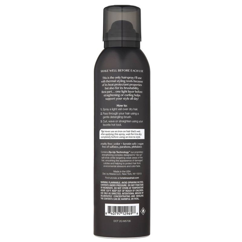 slide 2 of 4, Kristin Ess Ultra Fine Workable Hairspray with Heat Protectant, Buildable + Flexible Hold - 6.7 oz, 6.7 oz