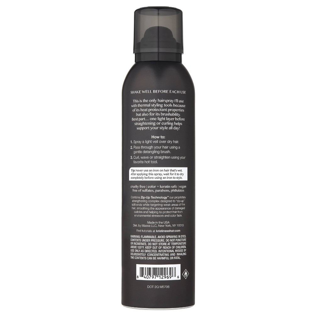 slide 2 of 5, Kristin Ess Ultra Fine Workable Hairspray with Heat Protectant, Buildable + Flexible Hold - 6.7 oz, 6.7 oz