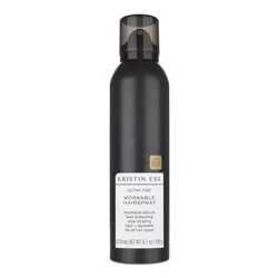 Kristin Ess Ultra Fine Workable Hairspray Light + Flexible Hold with Heat Protectant up to 450°F - 6.7 oz