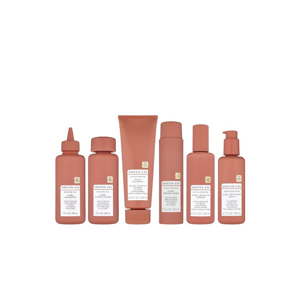 slide 4 of 5, Kristin Ess Weightless Shine Curl Defining Jelly with Glycolic Acid - Hydrated, Defined Curls - 6.7 fl oz, 6.7 fl oz