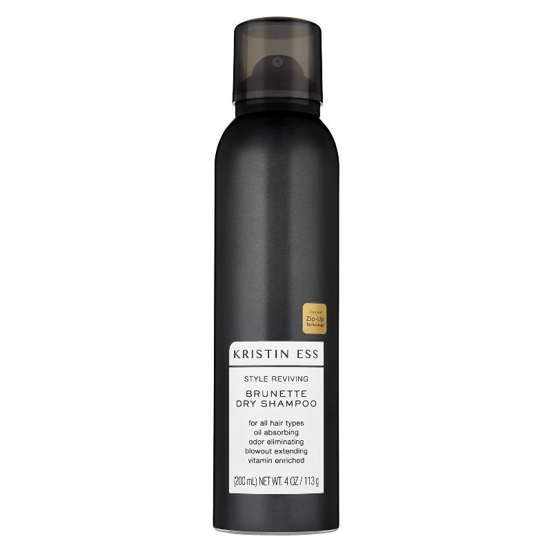 slide 1 of 3, Kristin Ess Style Reviving Brunette Dry Shampoo for Dark + Brown Hair with Vitamin C, Vegan - 4 oz, 4 oz