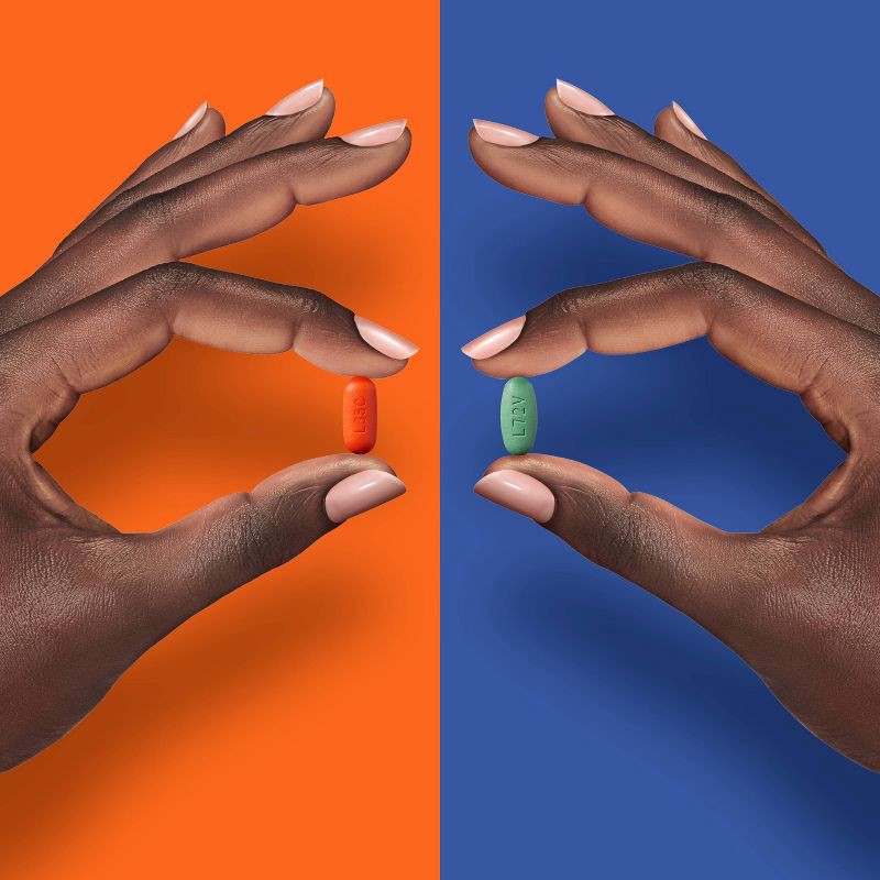 slide 2 of 8, Acetaminophen Day/Night Time Vapour Ice Cold and Flu Relief Caplets - 24ct - up&up™, 24 ct