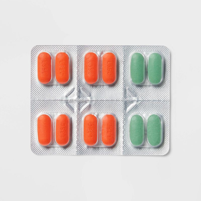 slide 5 of 8, Acetaminophen Day/Night Time Vapour Ice Cold and Flu Relief Caplets - 24ct - up&up™, 24 ct