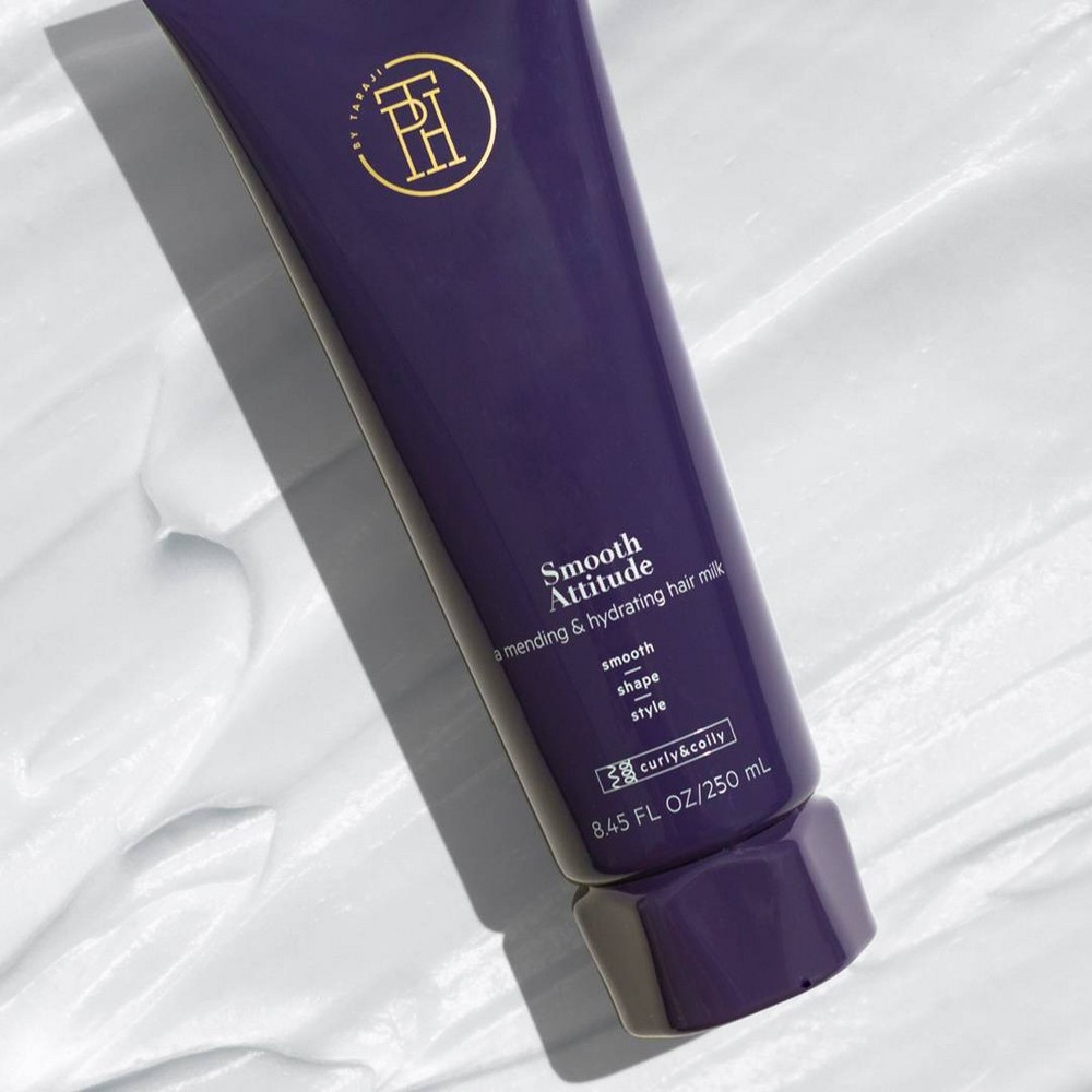 slide 6 of 7, TPH by TARAJI Smooth Attitude Mending Hair Milk, 8.45 fl oz