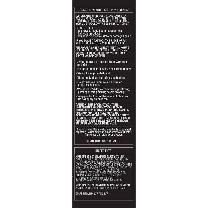 slide 4 of 4, Kristin Ess Signature Hair Gloss - Black Iris - 4 fl oz, 4 fl oz