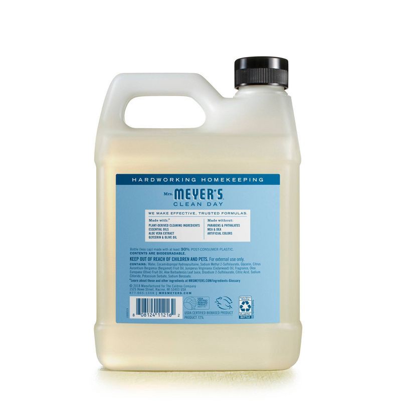 slide 2 of 4, Mrs. Meyer's Clean Day Liquid Hand Soap Refill - Rain Water - 33 fl oz, 33 fl oz