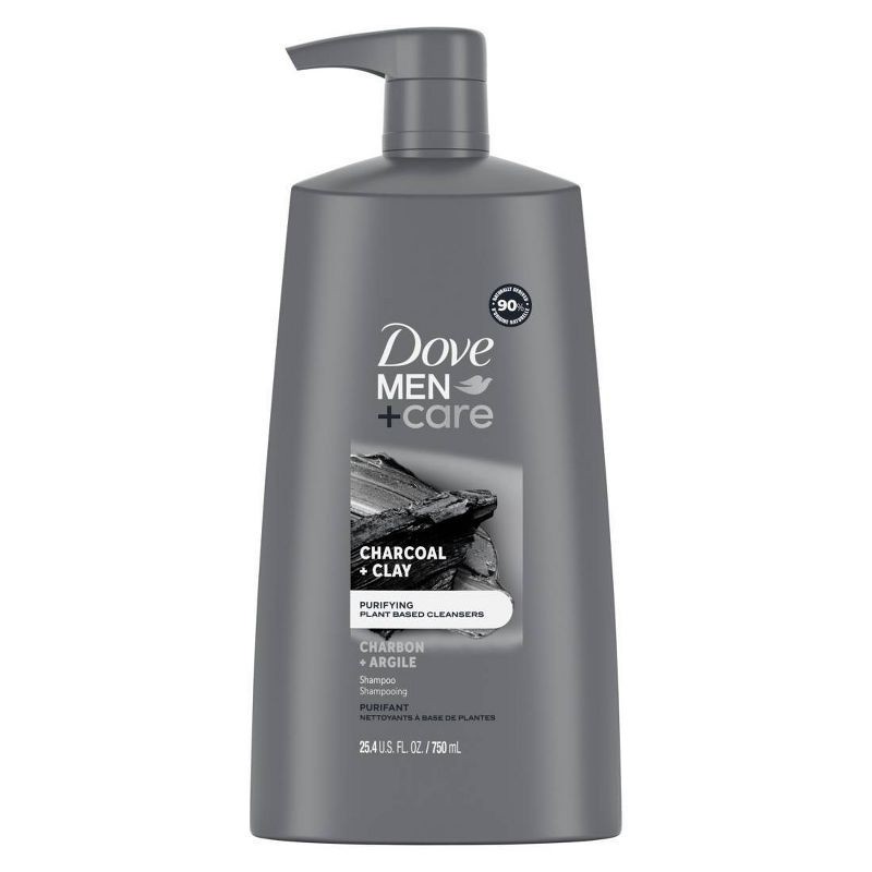 slide 2 of 8, Dove Men+Care 2-in-1 Shampoo + Conditioner Fortifying with Charcoal - 25.4 fl oz, 25.4 fl oz