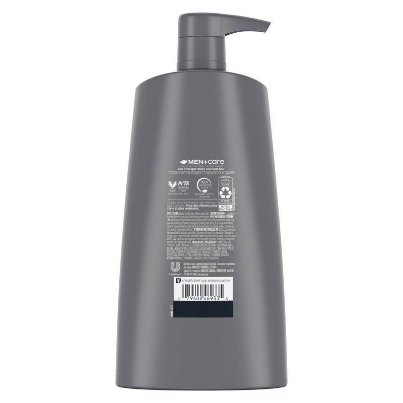 slide 3 of 8, Dove Men+Care 2-in-1 Shampoo + Conditioner Fortifying with Charcoal - 25.4 fl oz, 25.4 fl oz