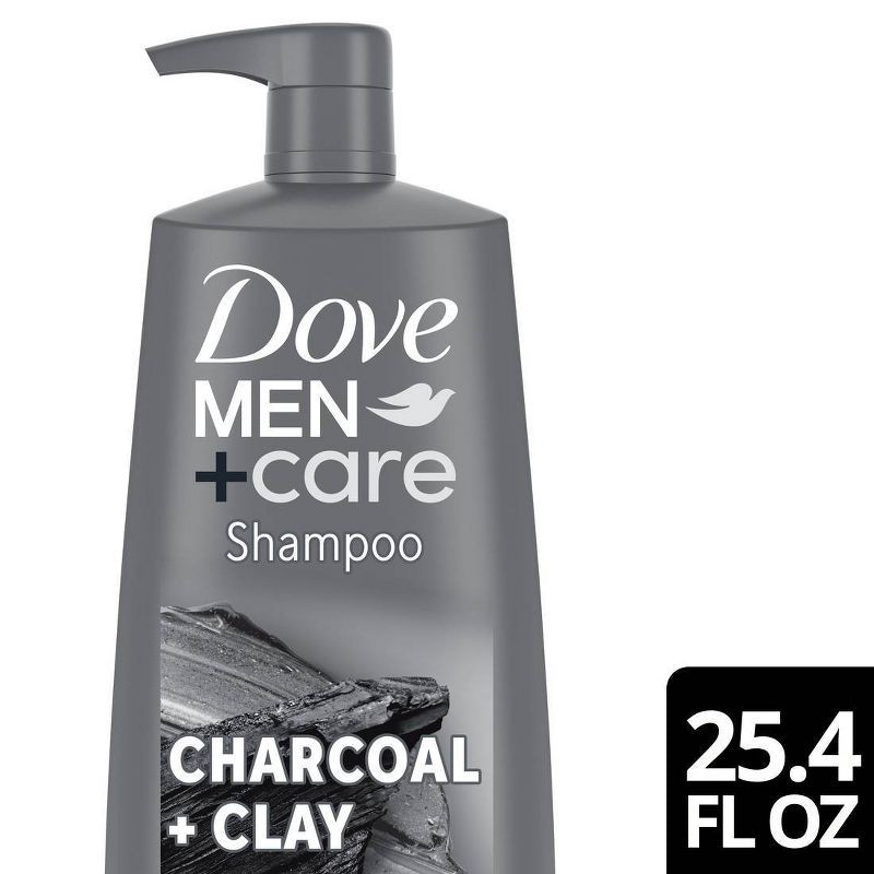 slide 1 of 8, Dove Men+Care 2-in-1 Shampoo + Conditioner Fortifying with Charcoal - 25.4 fl oz, 25.4 fl oz