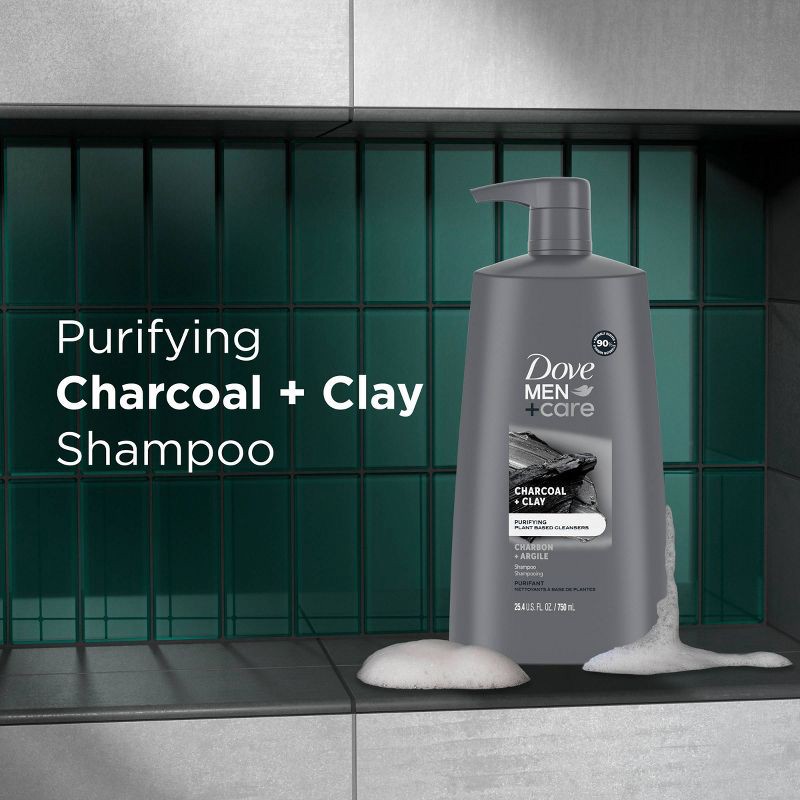 slide 7 of 9, Dove Men+Care 2-in-1 Shampoo + Conditioner Fortifying with Charcoal - 25.4 fl oz, 25.4 fl oz