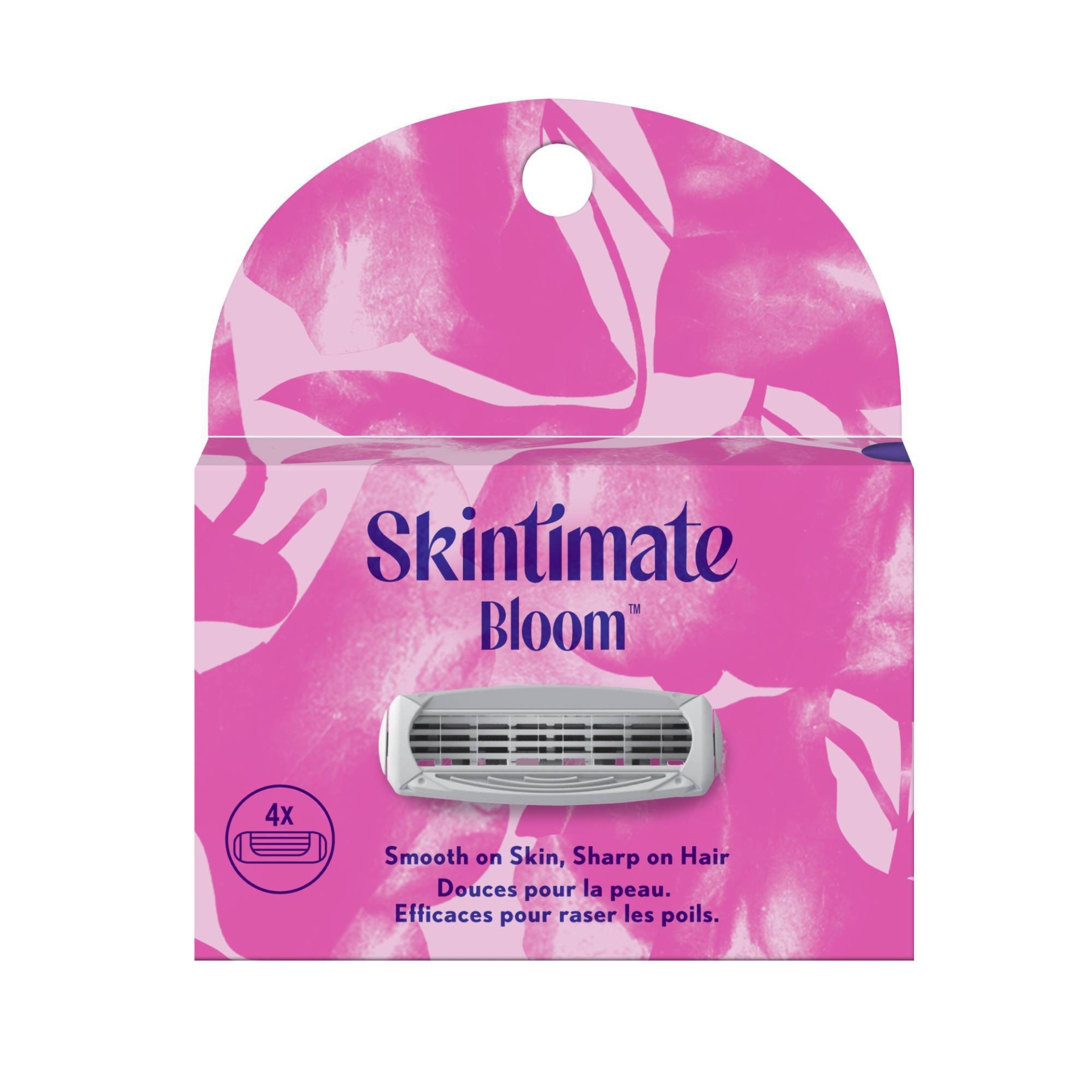 slide 1 of 5, Skintimate Bloom Women's Refill, 4 ct