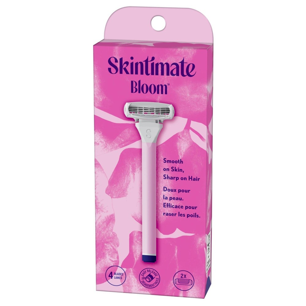 slide 5 of 6, Skintimate Bloom Women's Razor, 2 ct