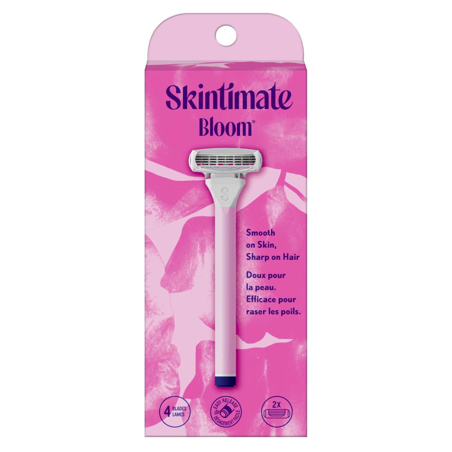 slide 1 of 6, Skintimate Bloom Women's Razor, 2 ct