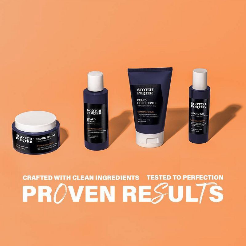 slide 7 of 7, Scotch Porter Shea Butter & Biotin Conditioning Beard Balm – 3 fl oz, 3 fl oz