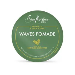 SheaMoisture Men Waves Pomade - Argan Oil & Shea Butter - 4oz