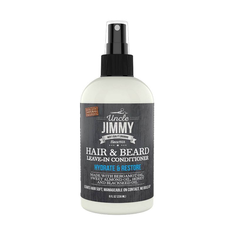 slide 1 of 5, Uncle Jimmy hair & Beard Leave in Conditioner - 8 fl oz, 8 fl oz