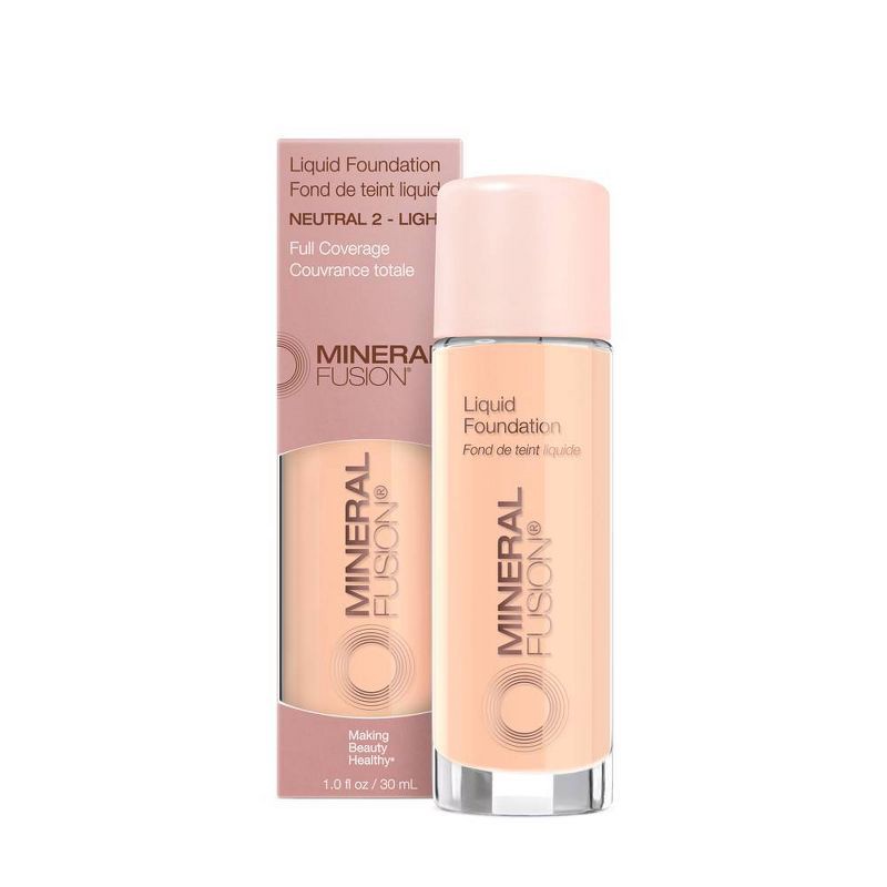 slide 1 of 2, Mineral Fusion Age-Defying Liquid Foundation - Neutral 2 - Light - 1.0 fl oz, 1 fl oz