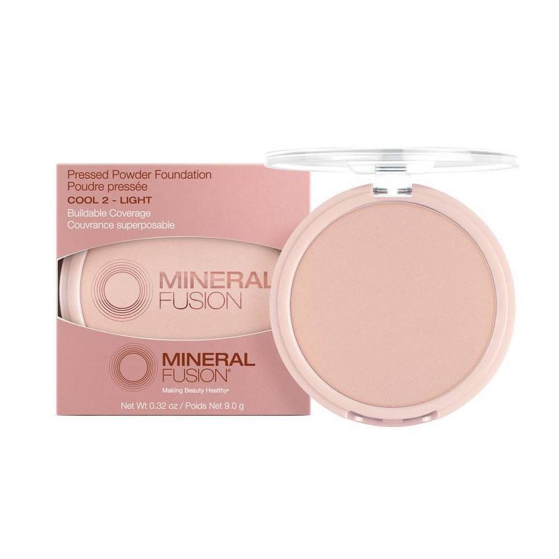 slide 3 of 3, Mineral Fusion Age-Defying Pressed Powder Foundation - Cool 2 - Light - 0.32oz, 0.32 oz