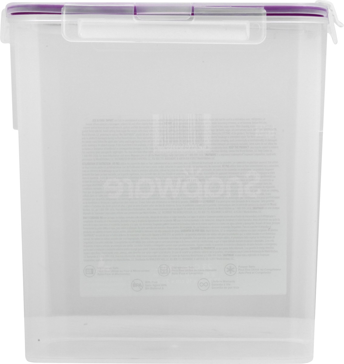 slide 8 of 8, Snapware Rectangle Food Storage Container, 23 cup