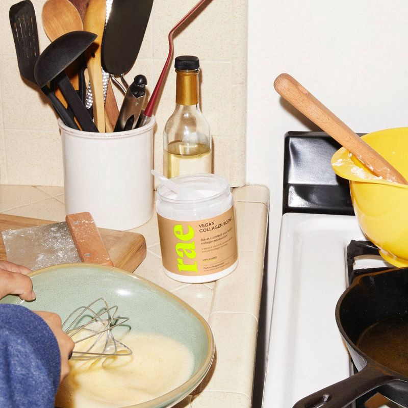 slide 5 of 5, Rae Vegan Collagen Boost Dietary Supplement Bulk Powder for Natural Collagen Production - Unflavored - 9.5oz, 9.5 oz