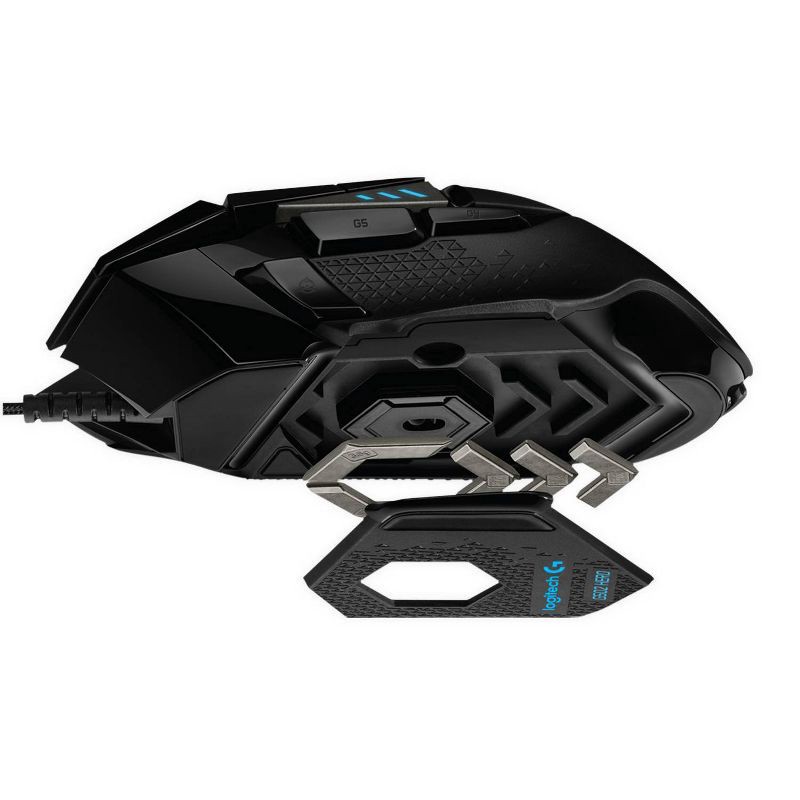 slide 3 of 7, Logitech G502 HERO Wired Gaming Mouse: USB Connection for Windows & macOS Compatibility, 1 ct