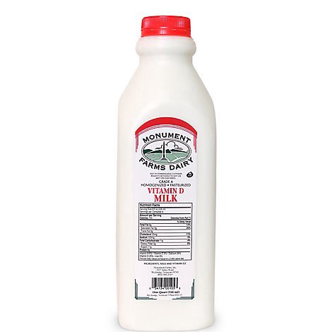 slide 1 of 1, Monument Farms Dairy Whole Milk 32 Oz - 32 FZ, 32 fl oz