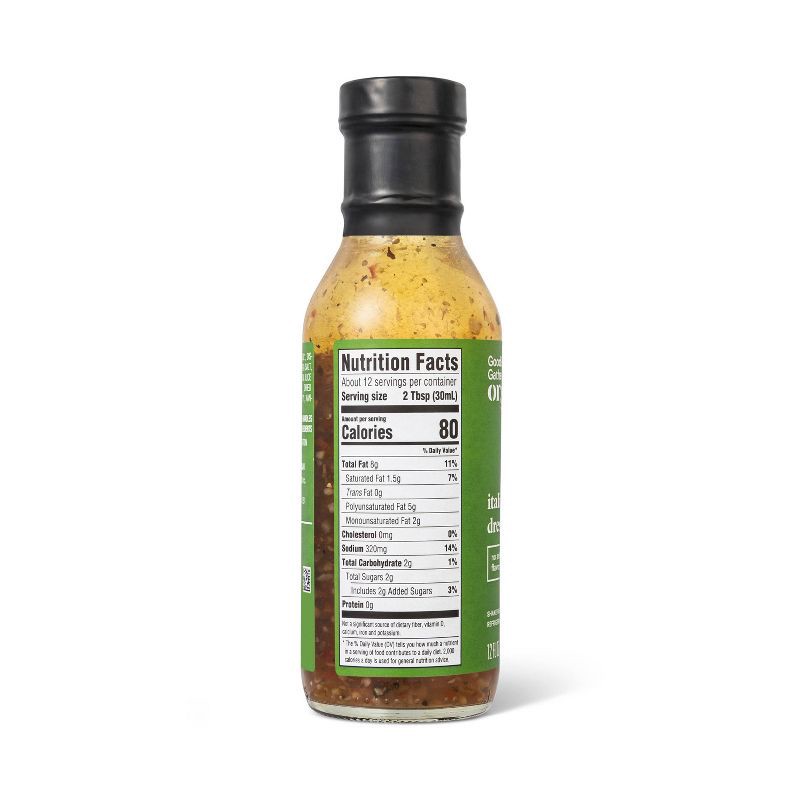 slide 2 of 4, Organic Italian Dressing - 12fl oz - Good & Gather™, 12 fl oz