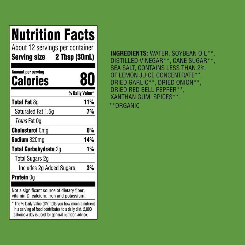 slide 4 of 4, Organic Italian Dressing - 12fl oz - Good & Gather™, 12 fl oz