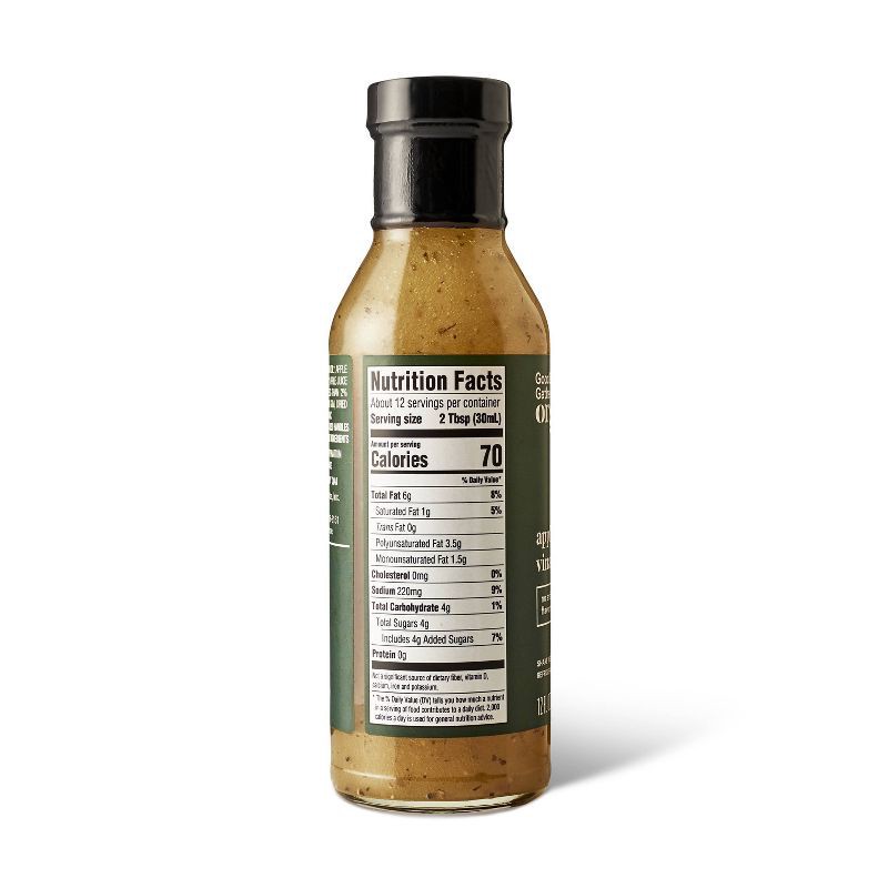 slide 2 of 4, Organic Apple Cider Vinaigrette - 12fl oz - Good & Gather™, 12 fl oz