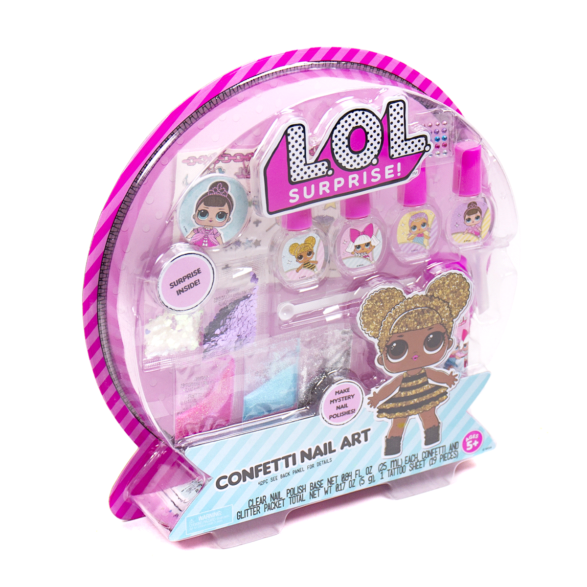 slide 3 of 6, L.O.L. Surprise! Confetti Nail Art Activity Kit, 1 ct