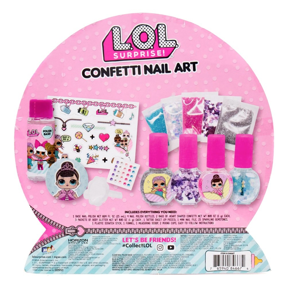 slide 6 of 6, L.O.L. Surprise! Confetti Nail Art Activity Kit, 1 ct