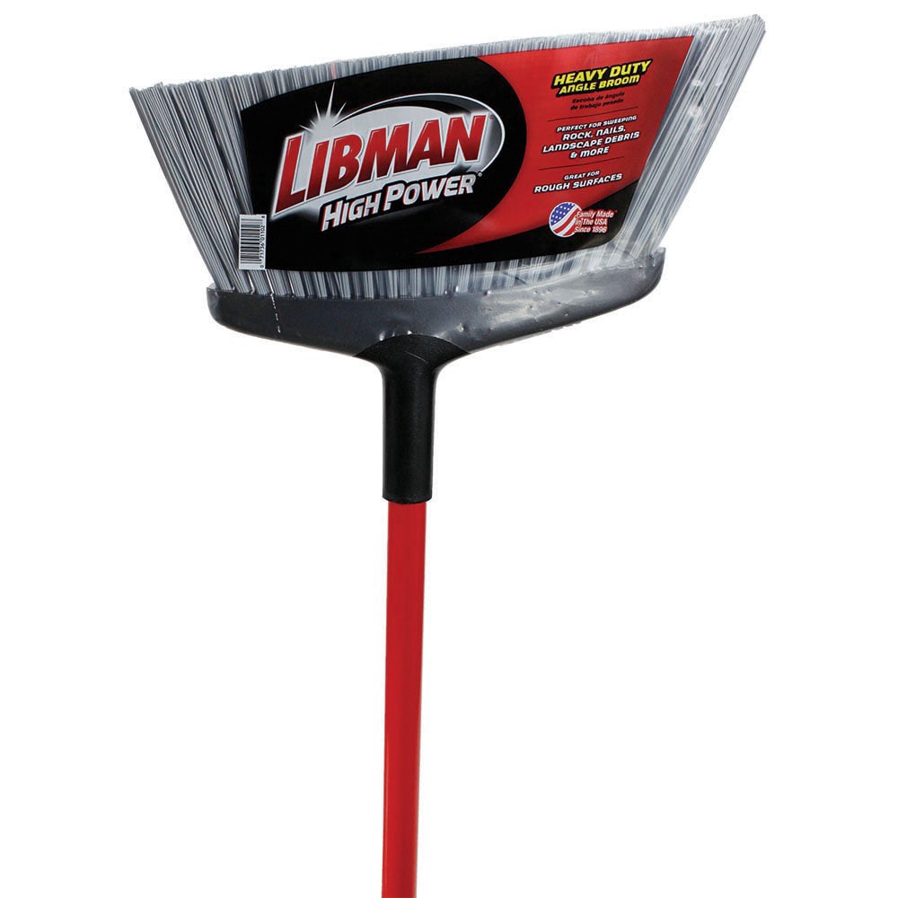 slide 2 of 2, Libman High Power Heavy Duty Angle Broom, 1 ct