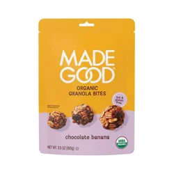 MadeGood Chocolate Banana Organic Granola Bites - 3.5oz