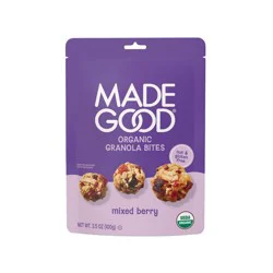 MadeGood Mixed Berry Organic Granola Bites - 3.5oz