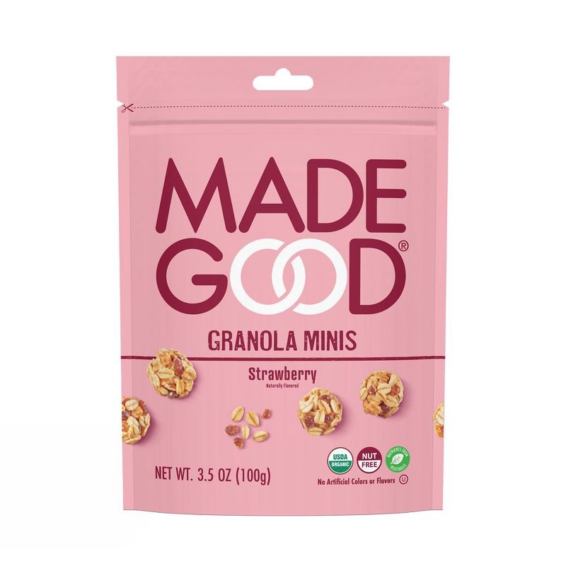 slide 1 of 4, MadeGood Strawberry Granola Minis - 3.5oz, 3.5 oz