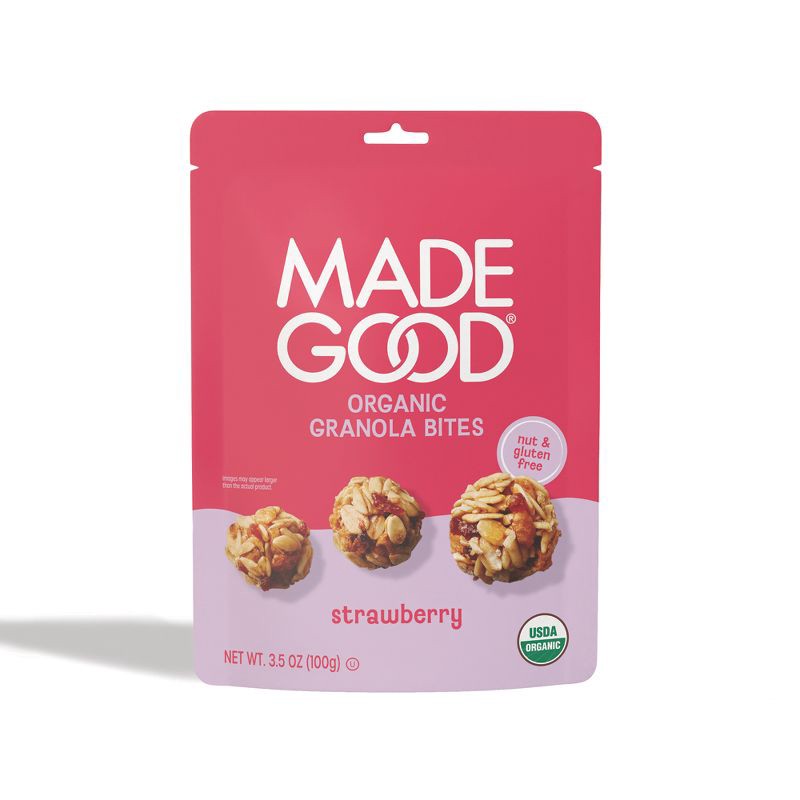 slide 1 of 8, MadeGood Strawberry Granola Minis - 3.5oz, 3.5 oz