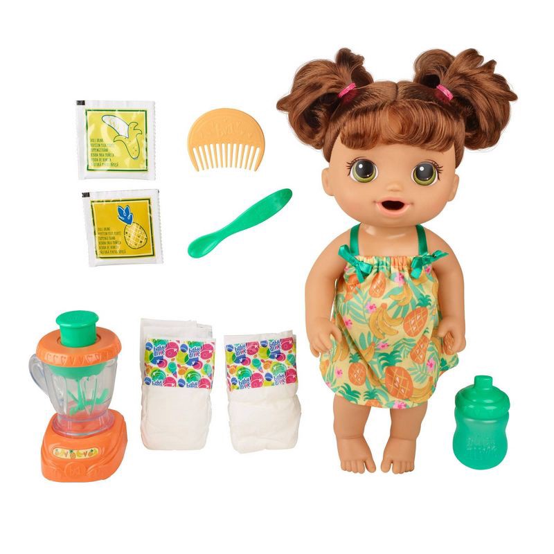 slide 1 of 3, Baby Alive Magical Mixer Baby Doll - Pineapple Treat, 1 ct